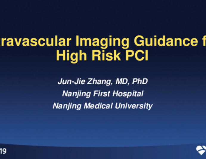 Keynote Lecture 2: Intracoronary Imaging Guidance for High-Risk PCI