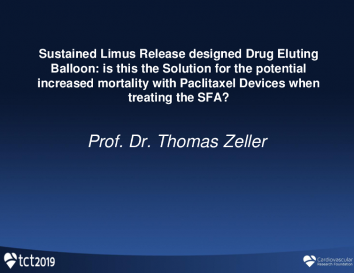 Sustained Limus Release-Designed Drug-Eluting Balloons: Is This the Solution for the Potential Increased Mortality With Paclitaxel Devices When Treating the SFA?