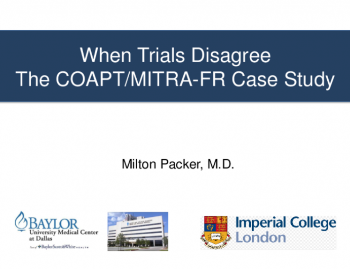 When Trials Disagree: The COAPT/MITRA-FR Case Study