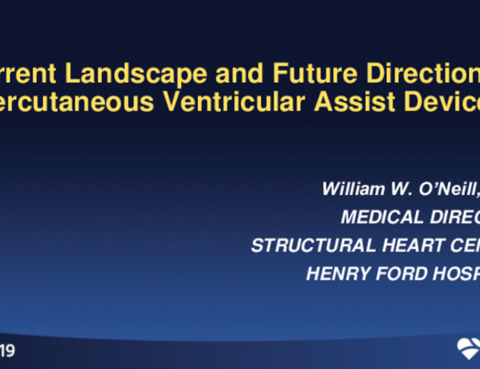 Current Landscape and Future Directions: Percutaneous Ventricular Assist Devices