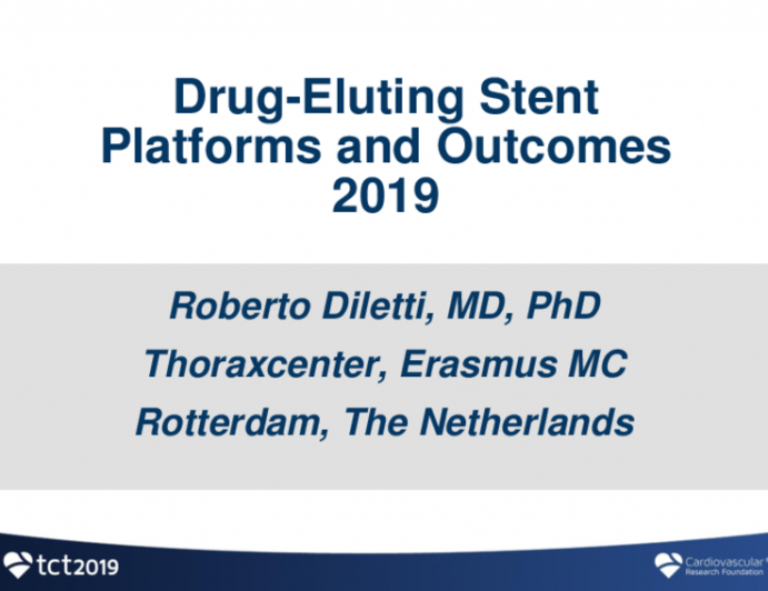 Drug-Eluting Stent Platforms and Outcomes 2019