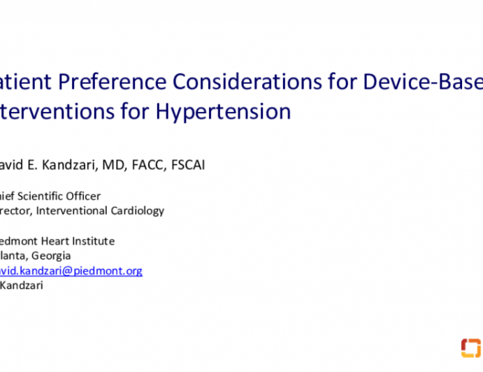 Patient Preferences in Hypertension Treatment