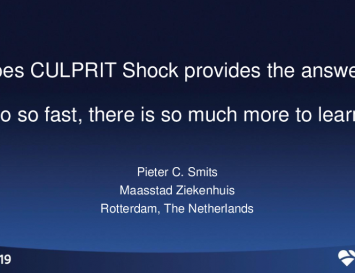 Debate 2: Complete Revascularization in STEMI With MVD and Shock - Not So Fast: There Is So Much More to Learn!