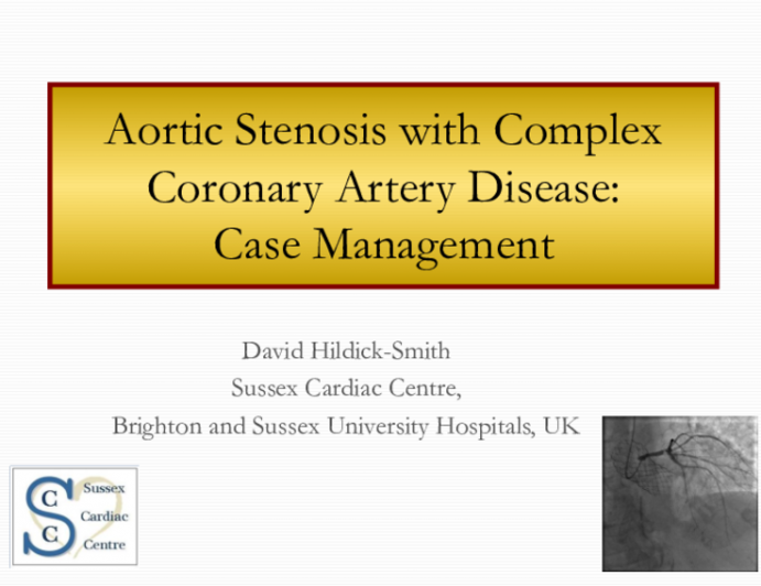 TAVR With Concomitant Complex Coronary Disease: Case Presentation and Management Strategies (Chronic CAD vs ACS Syndromes)