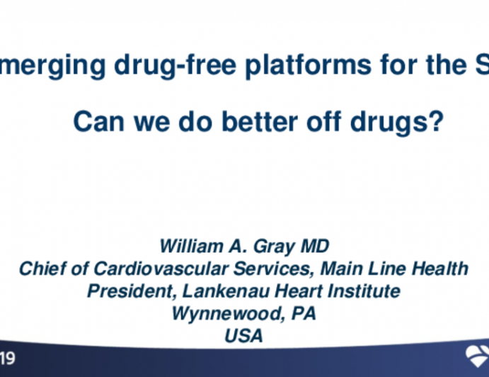 Emerging Drug-Free Platforms for the SFA: Can We Do Better Off Drugs?