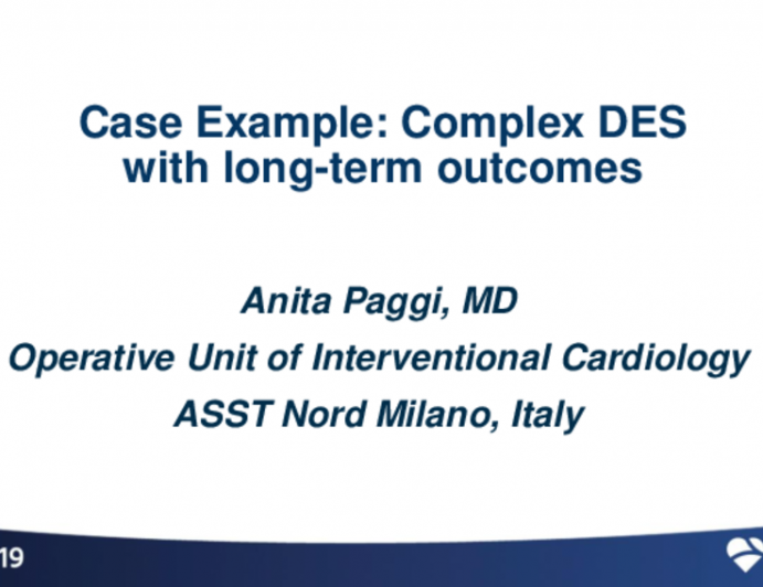 Case Example: Complex DES With Long-Term Outcomes