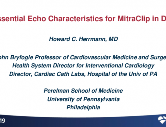 What Are the Essential Echocardiographic Characteristics for MitraClip in DMR? (With Case Examples)