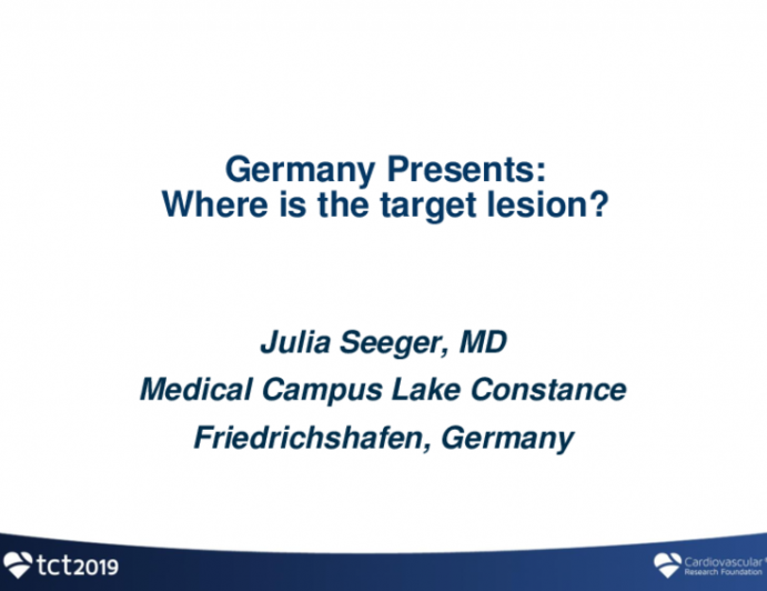 Germany Presents: Where Is the Target Lesion?