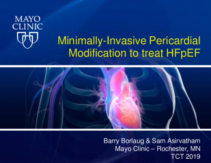 Transcutaneous Pericardictomy for HFpEF