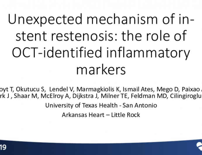 Case #5: Unexpected Mechanism of ISR Revealed by OCT