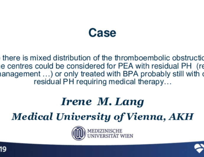 Case 2: Balloon Pulmonary Angioplasty