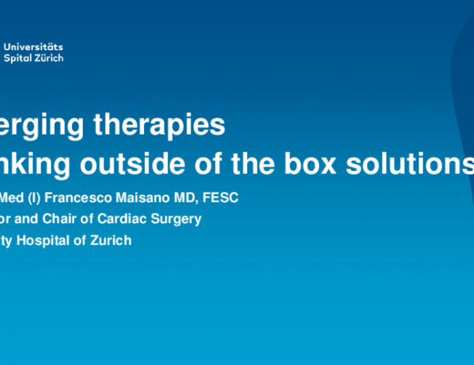 Emerging Catheter-Based Therapies: Thinking Outside the Box