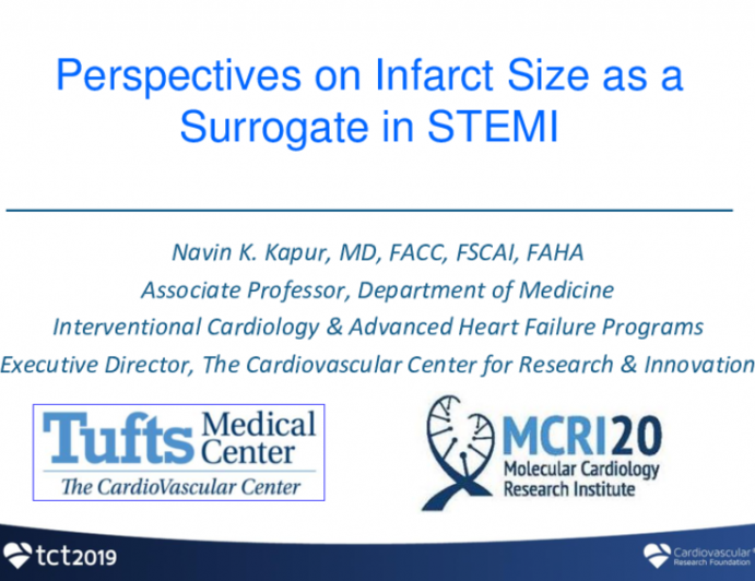 Perspectives on Infarct Size as a Surrogate in STEMI
