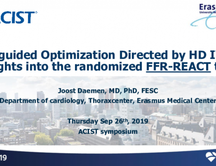 FFR-guided Optimization Directed by HD IVUS: Insights into the Randomized FFR-REACT Trial