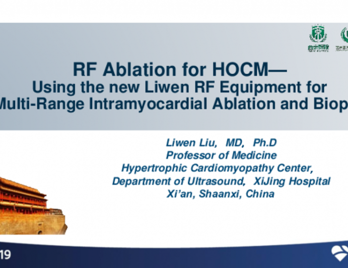 Other SHD Technologies - HCM Using Transcutaneous RF Ablation of the Basal Septum: The Liwen Procedure