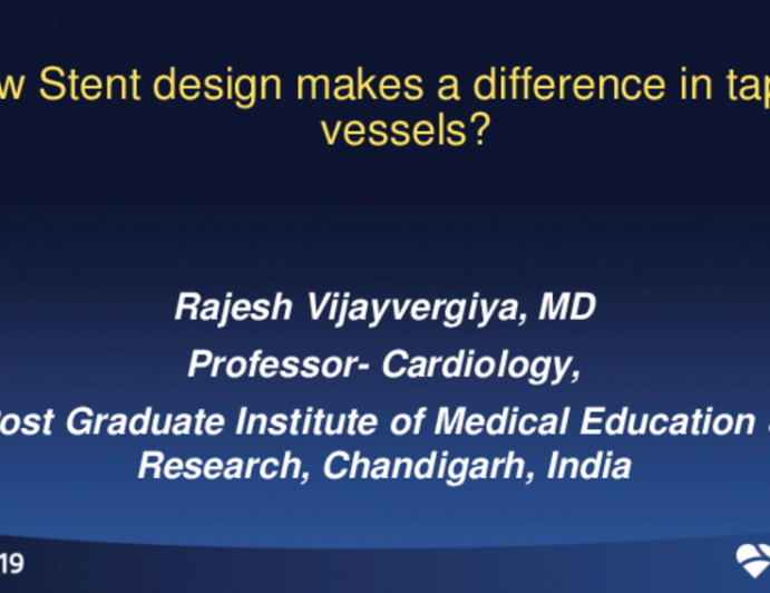 How Stent Design Makes a difference in Tapered Vessels?