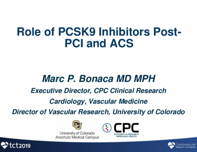 Role of PCSK9 Inhibitors Post-PCI and ACS