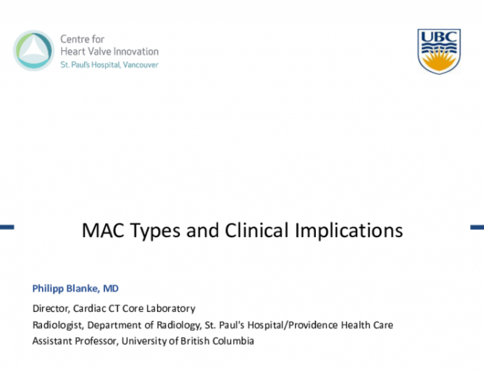 MAC Types and Clinical Implications