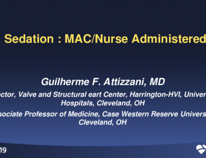Acquiring Advanced - Sedation: MAC/Nurse Administered