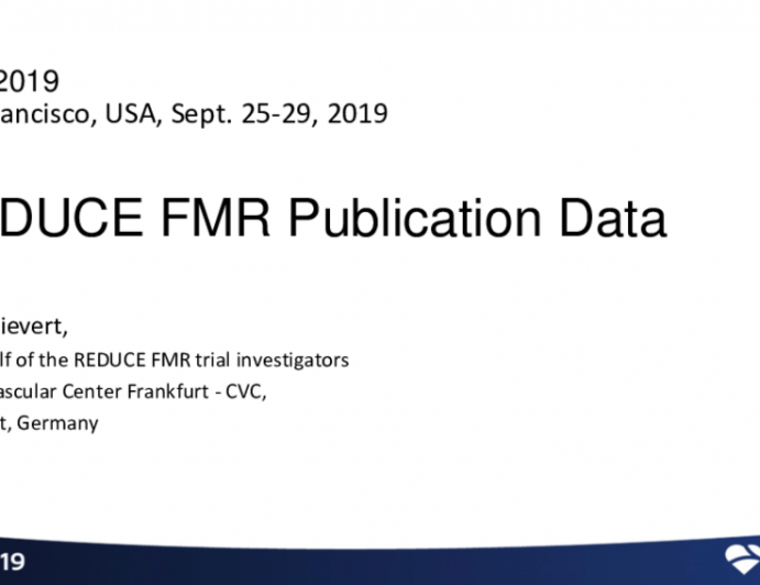 REDUCE FMR Publication Data