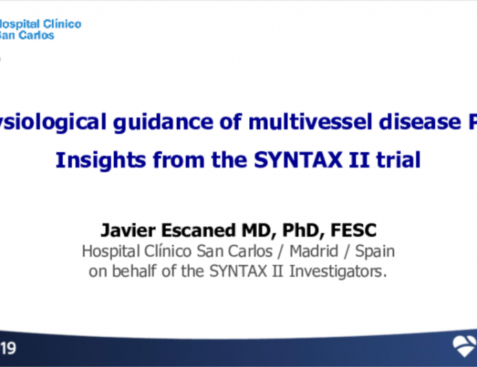 Physiological Guidance in Multivessel Disease PCI: Lessons Learned From SYNTAX II 3-Year Follow