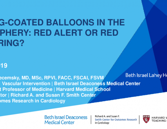 Drug-Coated Balloons in the Periphery: Red Alert or Red Herring?