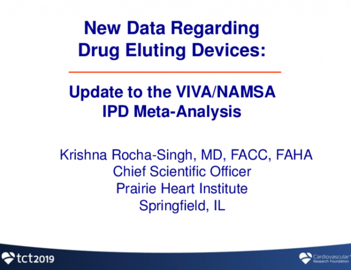 New Data Regarding Drug-Eluting Technologies