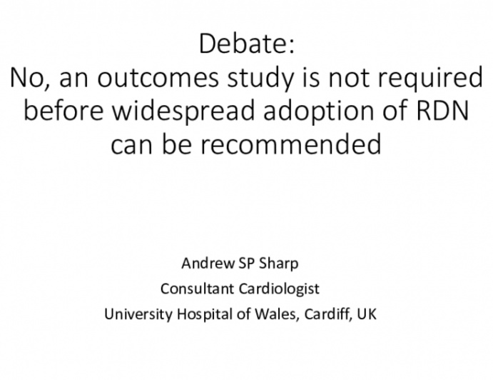 Debate: Is a Clinical Outcomes Trial Mandatory Before Widespread Adoption of Device-Based Hypertension Therapies? - No: An Outcomes Study for Device-Based Hypertension Approaches Is NOT Necessary Before Widespread Use Can Be Recommended!