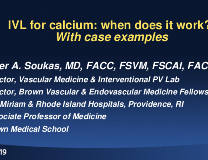 Intravascular Lithotripsy for Calcium: When Does It Work? (With Case Examples)