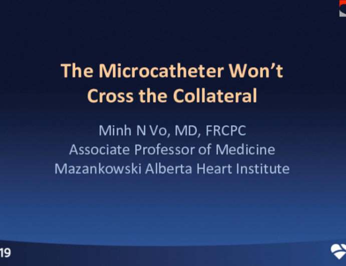 The Wire Has Crossed the Collateral, but the Microcatheter Won’t: Next Steps