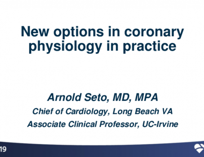 New Options in Coronary Physiology in Practice