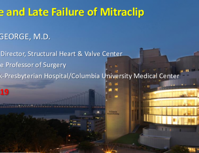 Approaches to Acute and Late MitraClip Failures