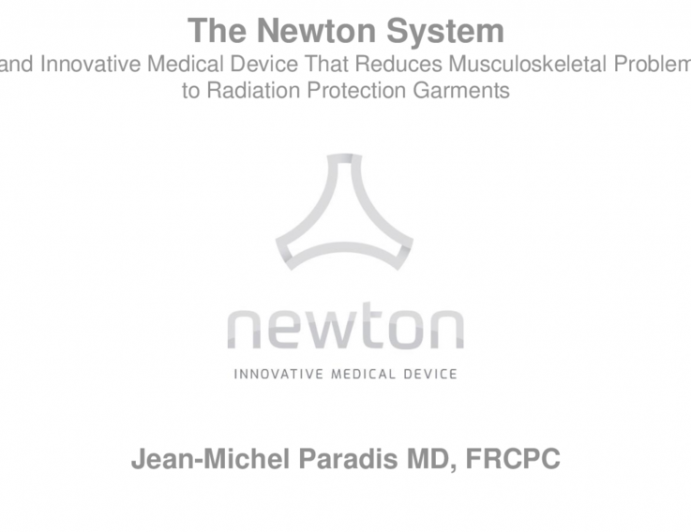 Featured Technological Trends - The Newton System: A Simple and Innovative Medical Device That Reduces Musculoskeletal Problems Related to Radiation Protection Garments