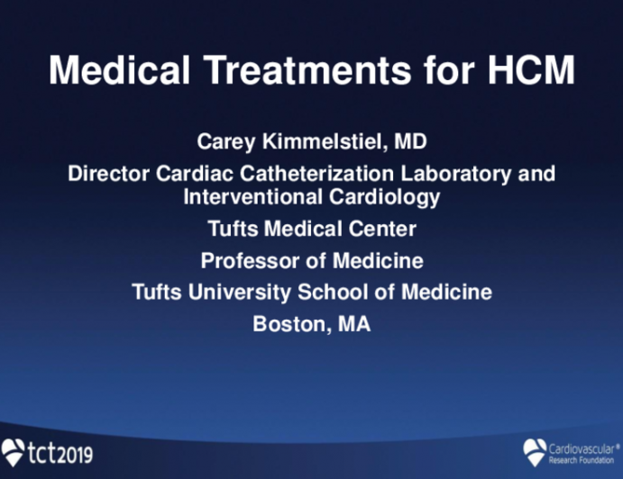 Medical Treatments for HCM