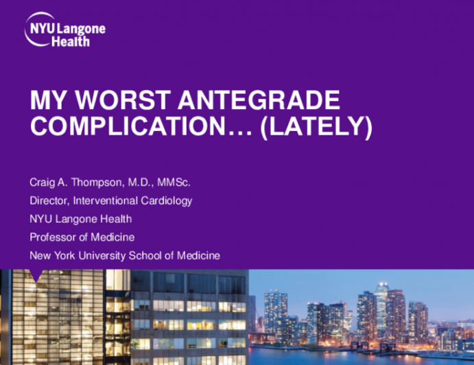 My Worst Antegrade Wire Escalation Complication and What I Learned