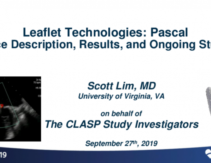 Leaflet Technologies I: Pascal — Device Description, Results, and Ongoing Studies