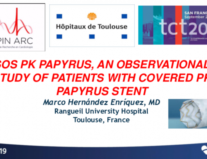 SOS PK Papyrus, an Observational Study of Patients With Covered PK Papyrus Stent