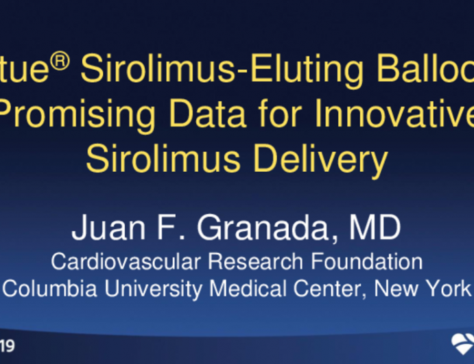 Virtue® SEB: Promising Data for Innovative LIMUS Delivery