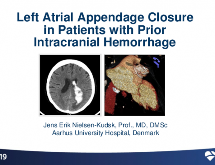 LAA Closure in Patients With Prior Intracranial Hemorrhage