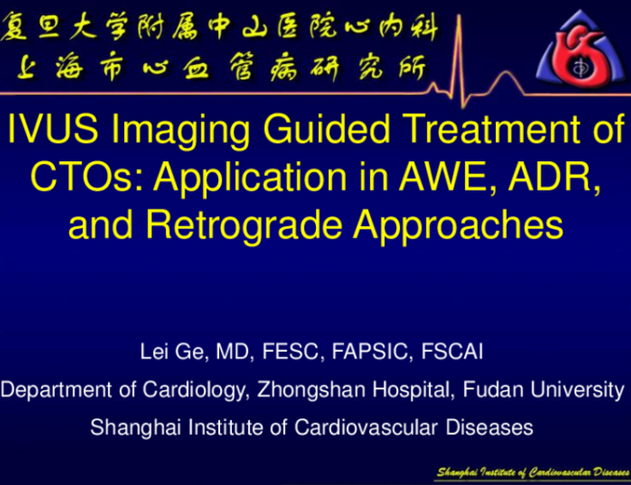 Intravascular Imaging-Guided Treatment of CTOs: Application in AWE, ADR, and Retrograde Approaches
