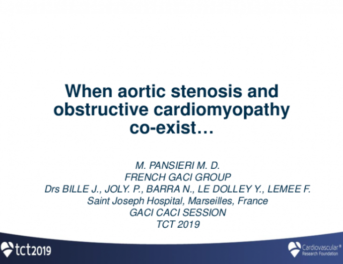 Hypertrophic Myopathy and Aortic Stenosis: How to Manage?
