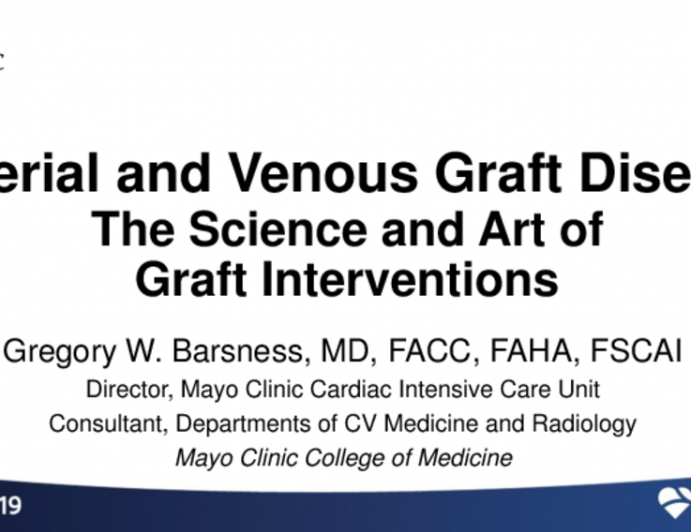 Arterial and Venous Graft Disease: The Science and Art of Graft Interventions
