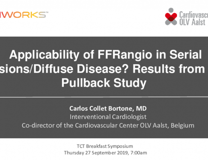 Applicability in Serial Lesions/Diffuse Disease? Results from the Pullback Study