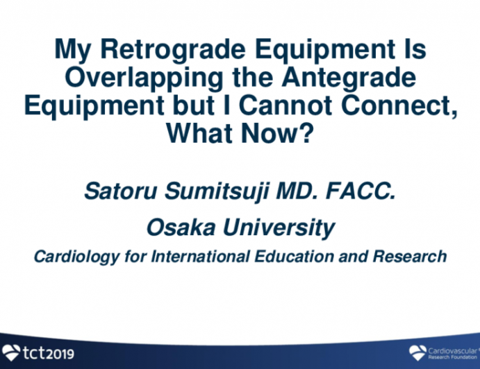 My Retrograde Equipment Is Overlapping the Antegrade Equipment but I Cannot Connect, What Now?