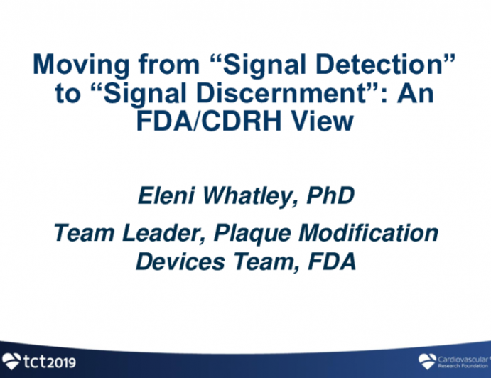 FDA Perspective and Revised Guidance