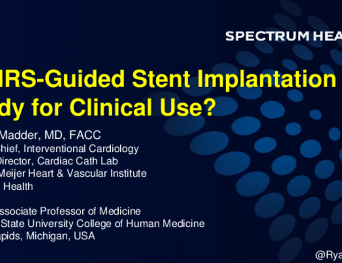 Is NIRS-Guided Stent Implantation Ready for Clinical Use?