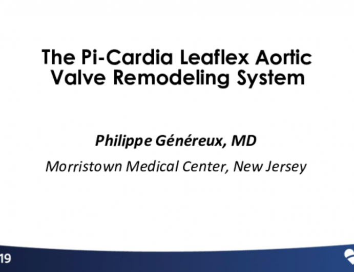 Innovation Gone Wild - The Pi-Cardia Leaflex Aortic Valve Remodeling System