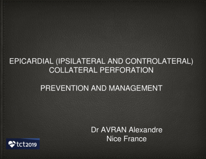 Epicardial (Ipsilateral and Contralateral) Collateral Perforation: Prevention and Management