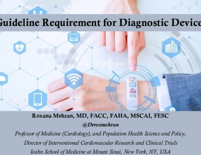 Guideline Requirement for Diagnostic Devices