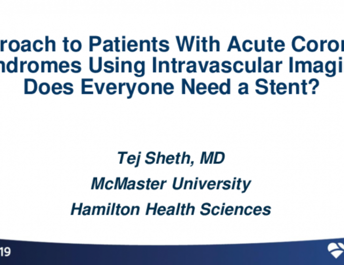 Approach to Patients With Acute Coronary Syndromes (Including SCAD) and Thrombotic Lesions Using Intravascular Imaging: Does Everyone Need a Stent?